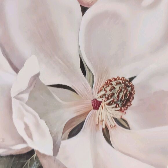 VTG Afternoon Magnolia Print By Waltraud Fuchs von Schwarzbek Matted & Framed - Picture 6 of 16